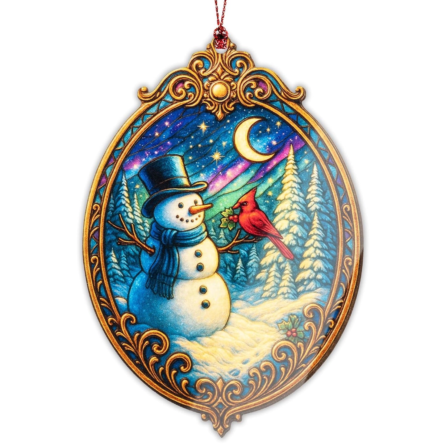 Christmas ornament 2025, snowman ornaments for christmas tree, xmas ornament, acrylic christmas ornaments, Snowman Decoration, Suncatcher Effect stained glass window hanging, car hanging