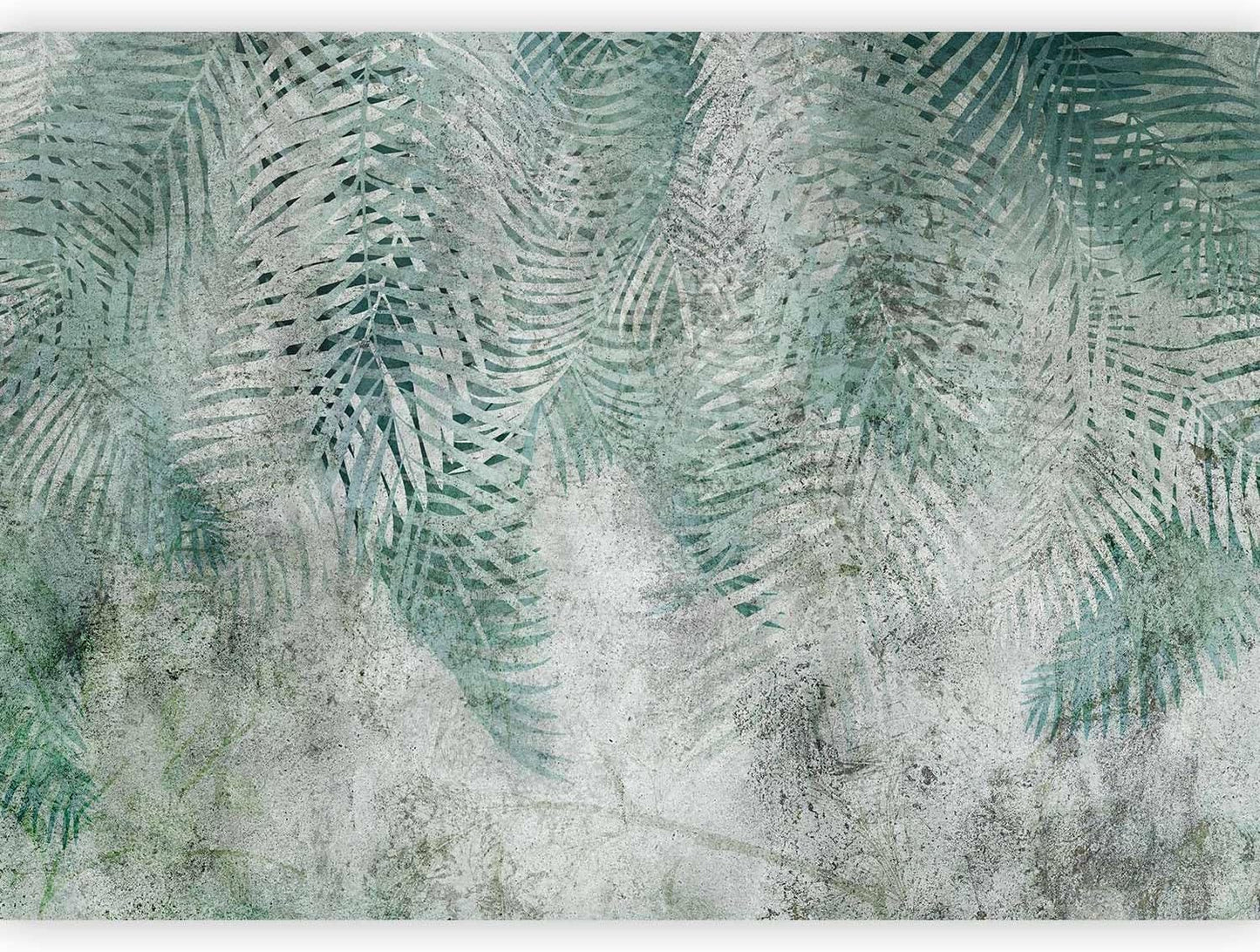 artgeist Wall Mural Leaves 138x101 in - XXL Non-Woven Wallpaper Fleece Wall Decor Photo Print Picture Image Design Nature Botanical Plants Palm Abstract b-C-0861-a-a