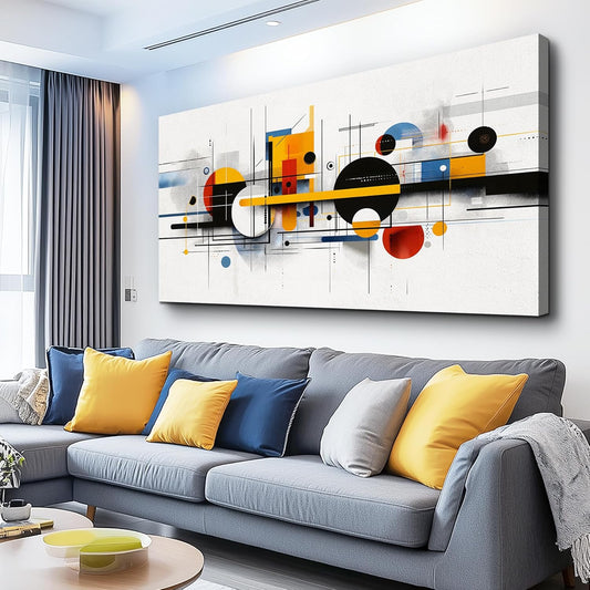 Canvas Wall Art for Living Room Wall Decor for Bedroom Office Wall Decoration Color Line Painting Artwork Room Aesthetic Home Decor 20x40 in