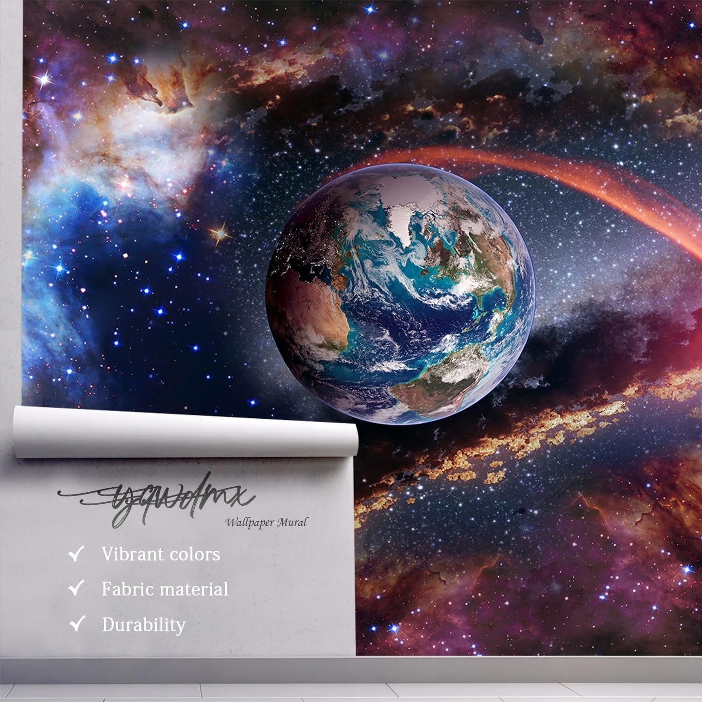 -Colorful Star Bright Star Bedroom Living Room Wallpaper XT13 M 140" x 91"