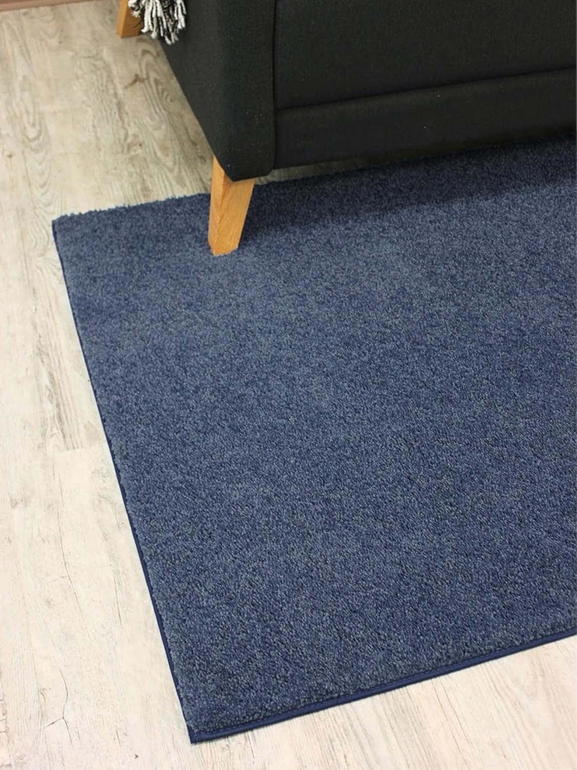 KOECKRITZ Soft and Colorful Kids Classroom Area Rugs (Passes Flammability Pill Test) Many Sizes and Bright Colors to Select from (5' Round, Navy)