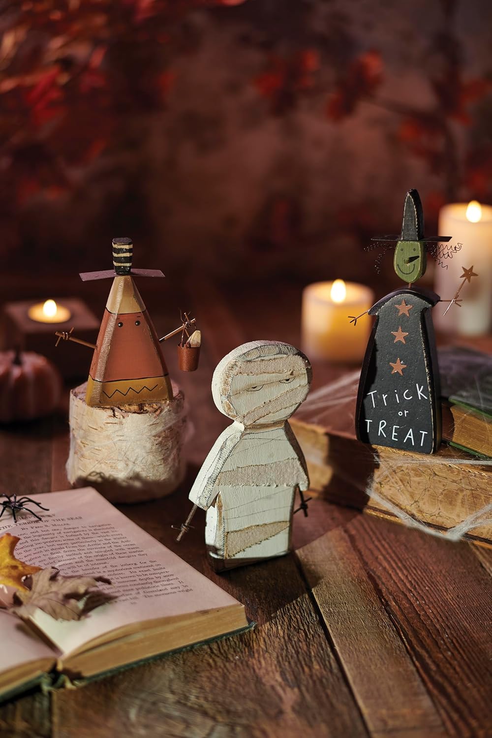 Primitives by Kathy Halloween Tricky Witch Chunky Sitter