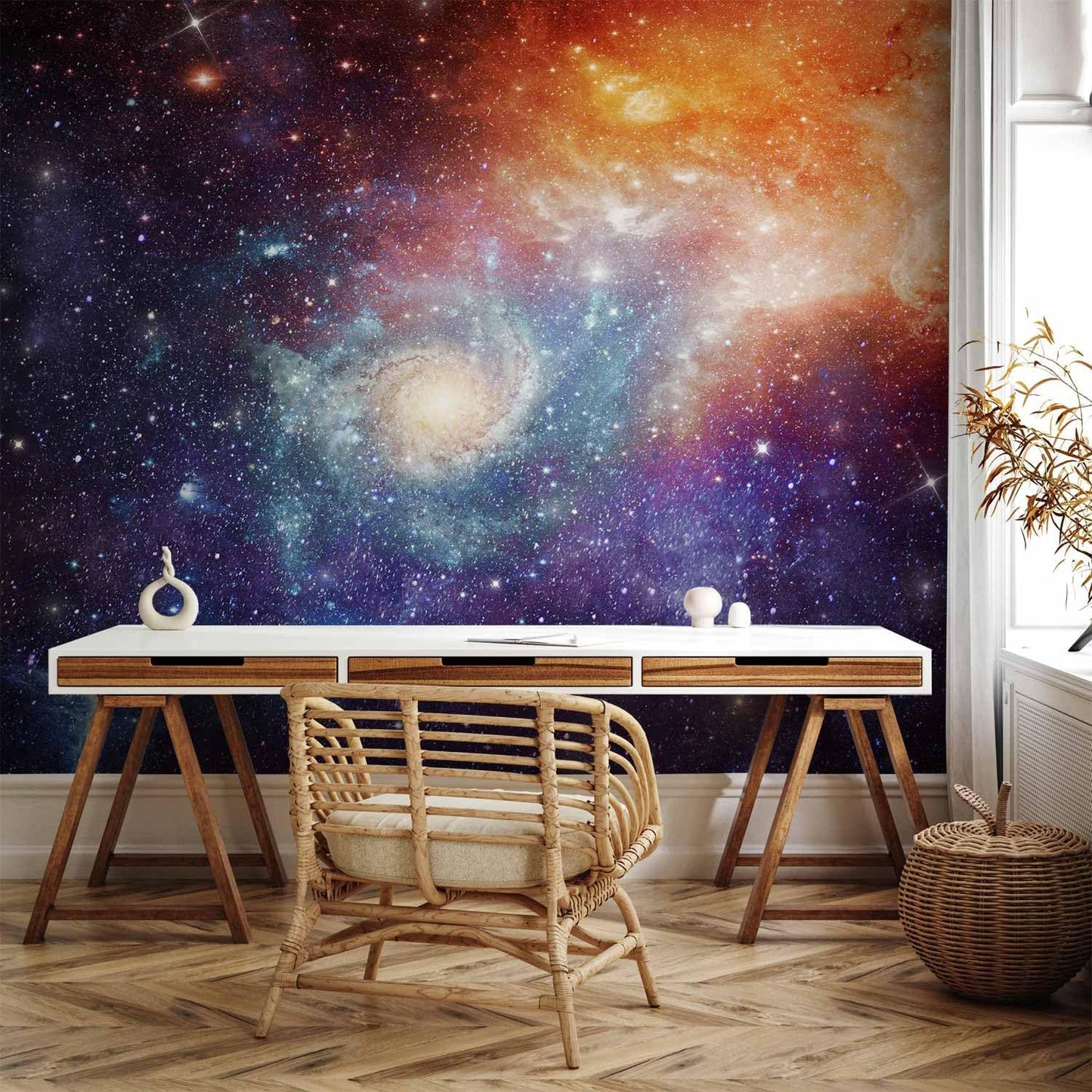 artgeist Wall Mural Cosmos Galaxy 157x110 in - XXL Non-Woven Wallpaper Fleece Wall Decor Photo Print Picture Image Design Home f-C-0101-a-a