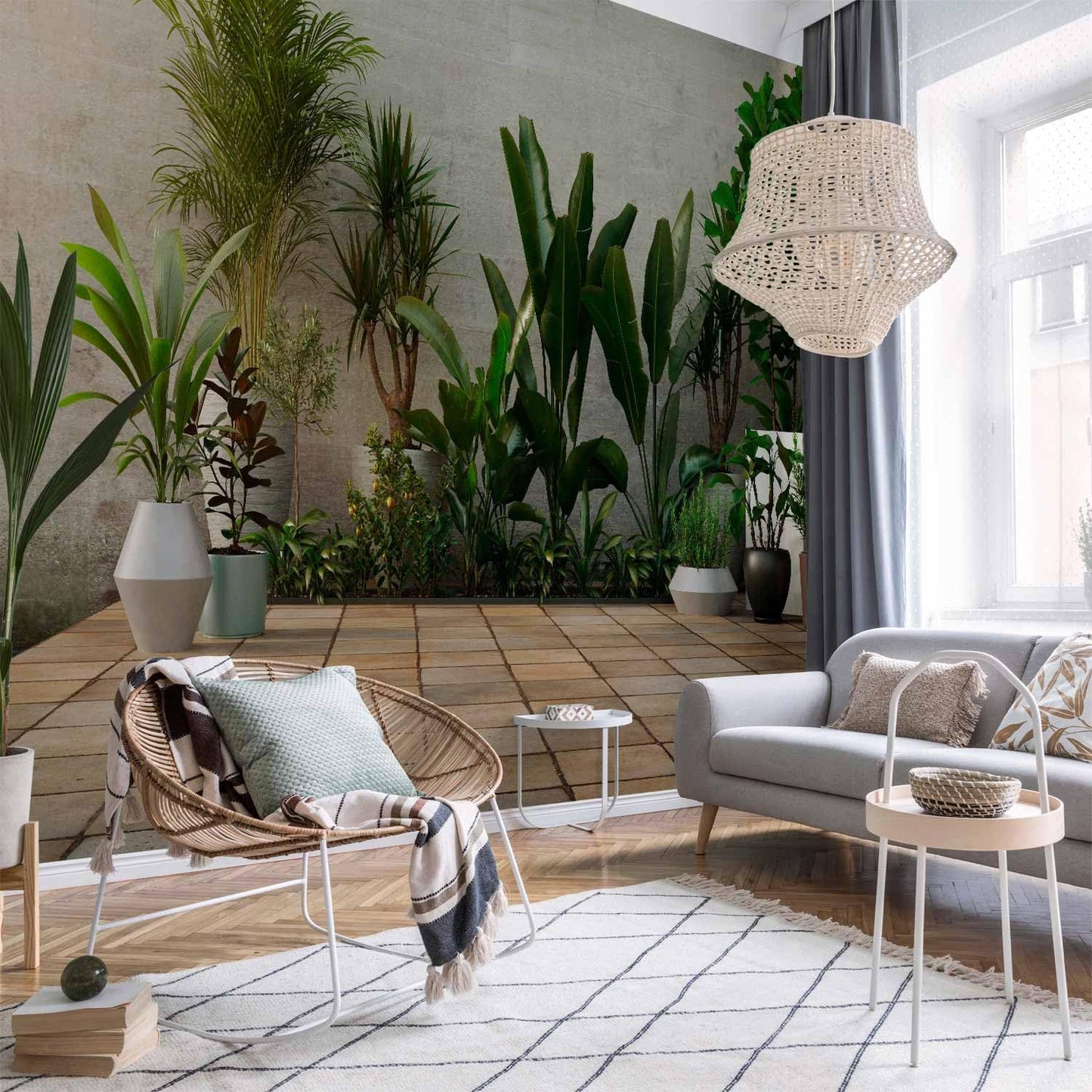 artgeist Premium Wall Mural Nature 118x83 in - XXL Non-Woven Wallpaper Fleece Wall Decor Photo Print Picture Image Design Botanics Plants 3D Effect b-B-0600-a-a