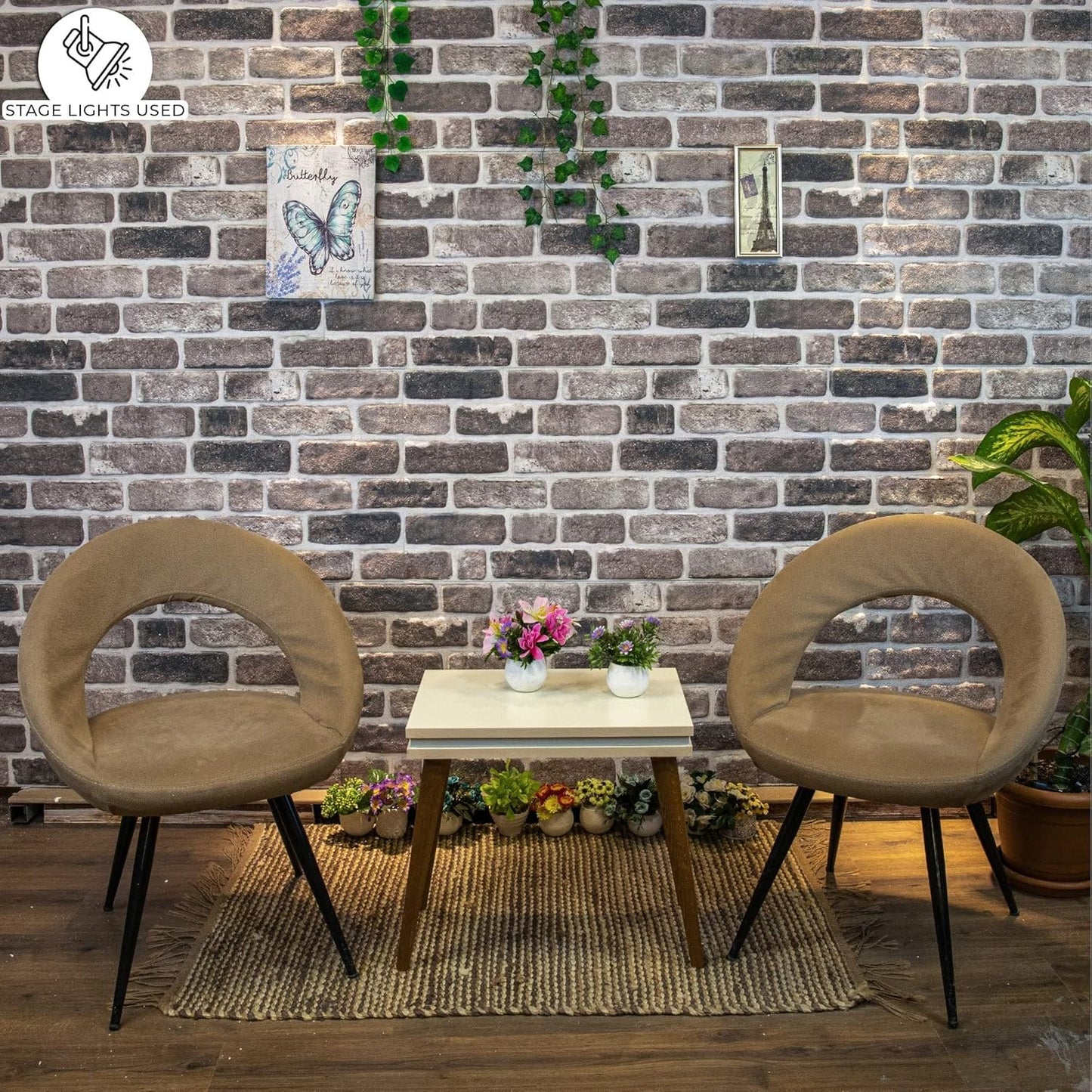 Dundee Deco 3D Wall Panels Faux Brick - Cladding, Grey Black Stone Look Wall Paneling, Styrofoam Facing for Living Room, Kitchen, Bathroom, Balcony, Bedroom, Set of 10, Covers 53 sq ft