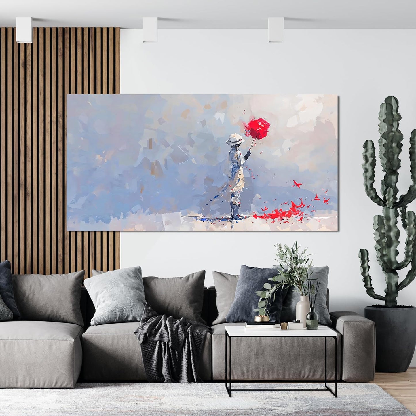 Large Canvas Wall Art Decor Modern Minimalist Wall Art Decor Wall Pictures For Living Room Artwork for Walls Ocersized Colorful Wall Art Decorations Bedroom Office Home Wall Decor Prints 29" X 58"