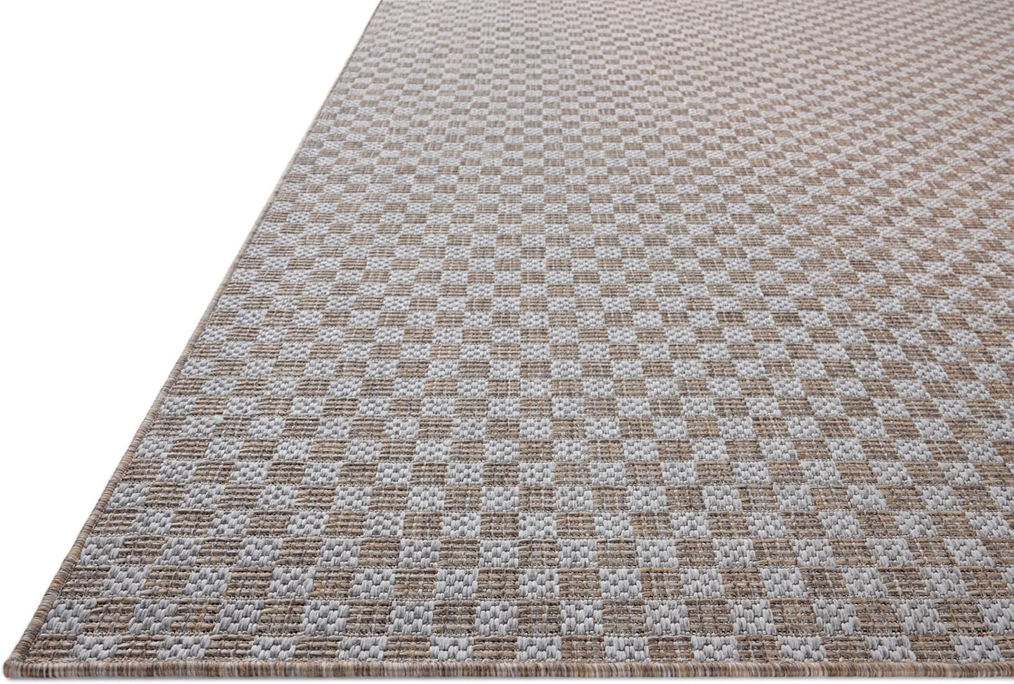 Loloi Amber Lewis Topanga Collection TOP-02 Natural/Silver 5'-3" x 7'-6" Indoor/Outdoor Area Rug