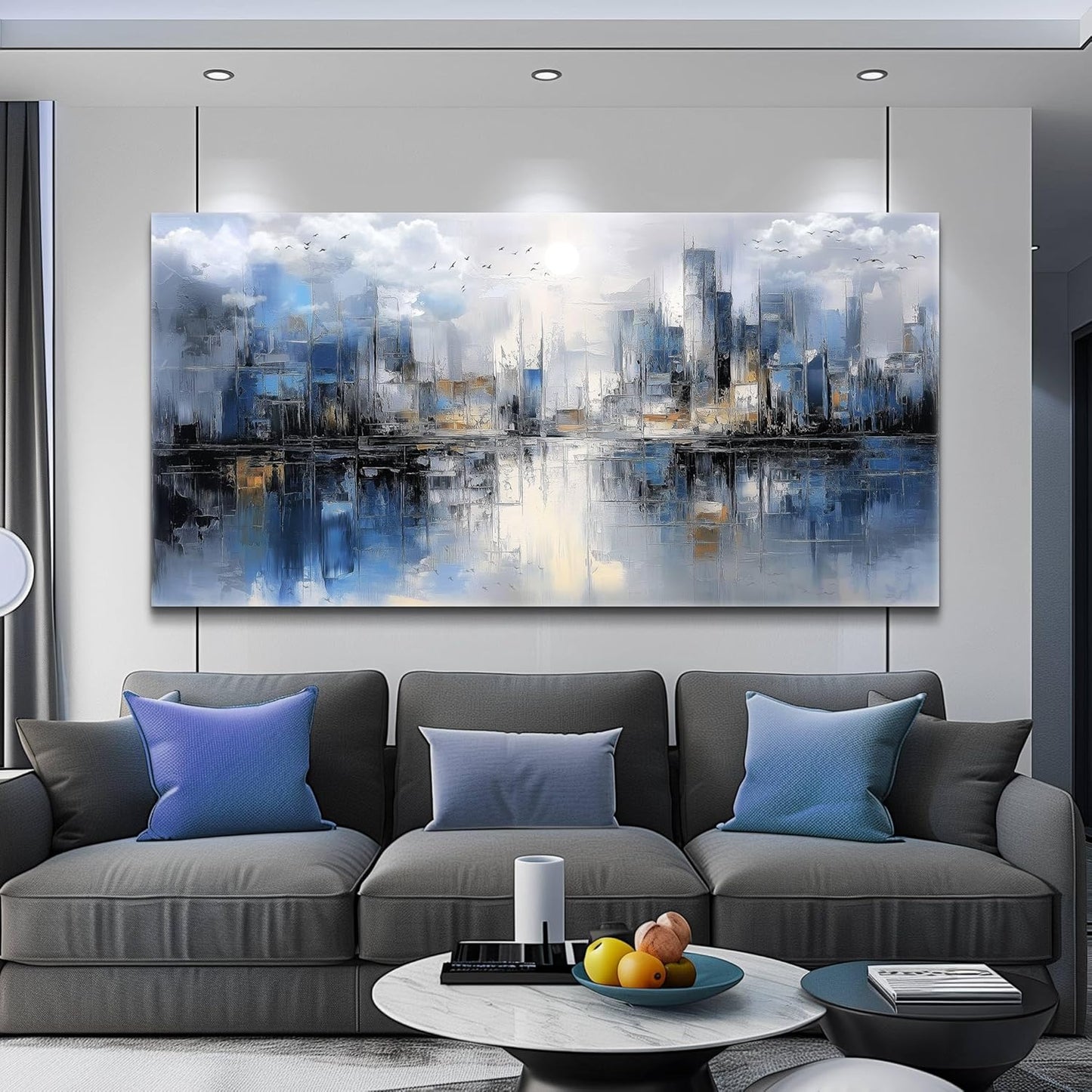 Canvas Wall Art for Living Room Large Wall Decor for Office Bedroom Decorations Abstract Watercolor Painting Artwork Room Wall Mural Aesthetic Home Decor 30x60 in