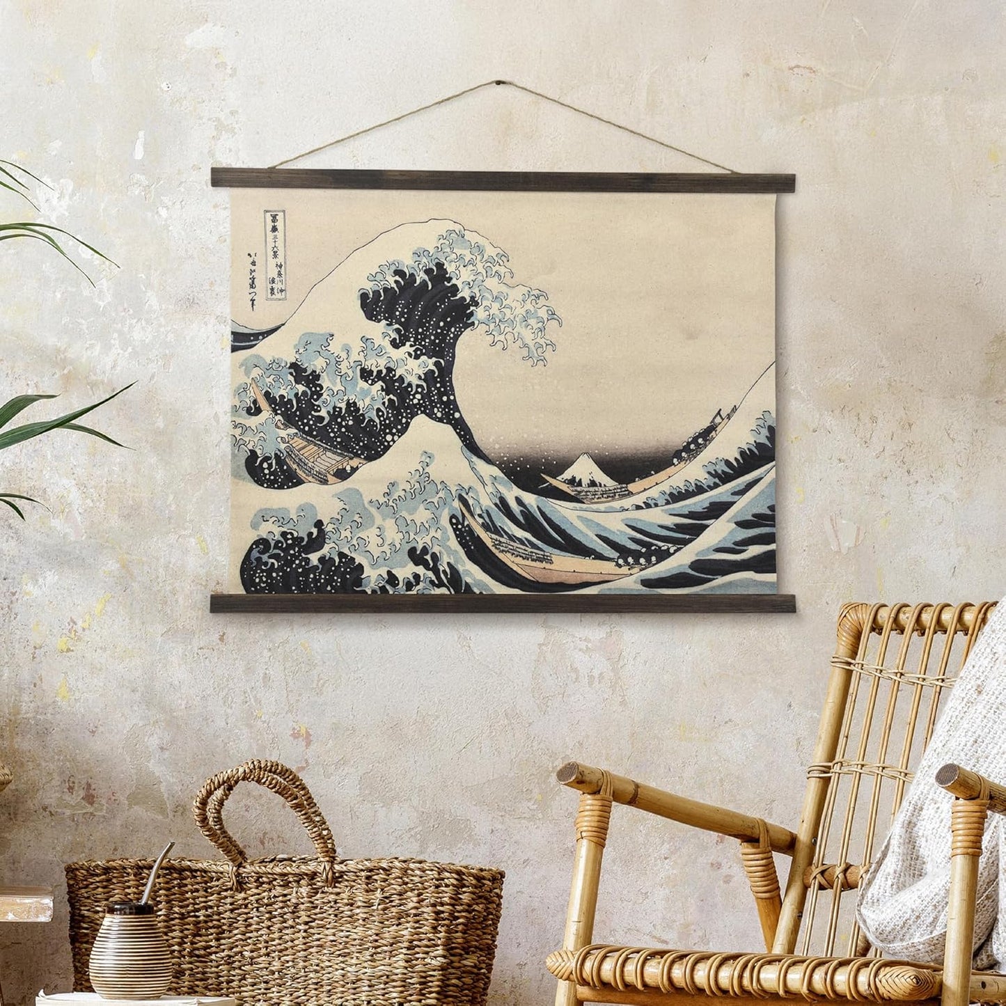 American Art Decor The Great Wave off Kanagawa Tapestry Beach House Wall Art