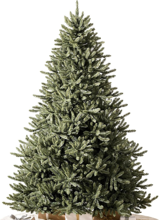 Balsam Hill 6.5ft Unlit Classic Blue Spruce - Artificial Christmas Tree with 2,144+ Tips, Premium Stand, Storage Bag & Easy Assembly for Indoor Holiday Decorating