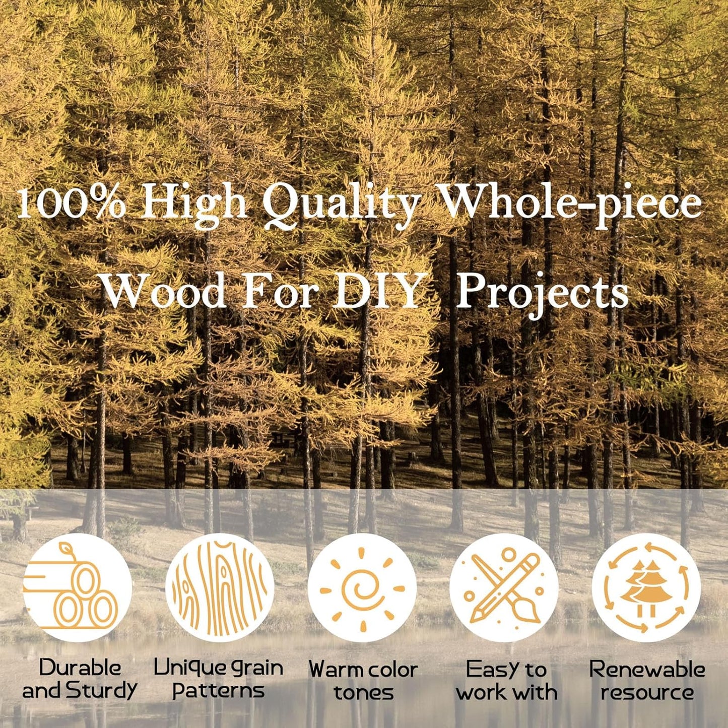 36 Pieces Unfinished Wood Coasters, GOH DODD 4 Inch Wooden Blanks with Non-Slip Pads for Laser Engraving Wood Burning Staining Painting Decoupage Housewarming Gifts Wedding Crafts Education, Round