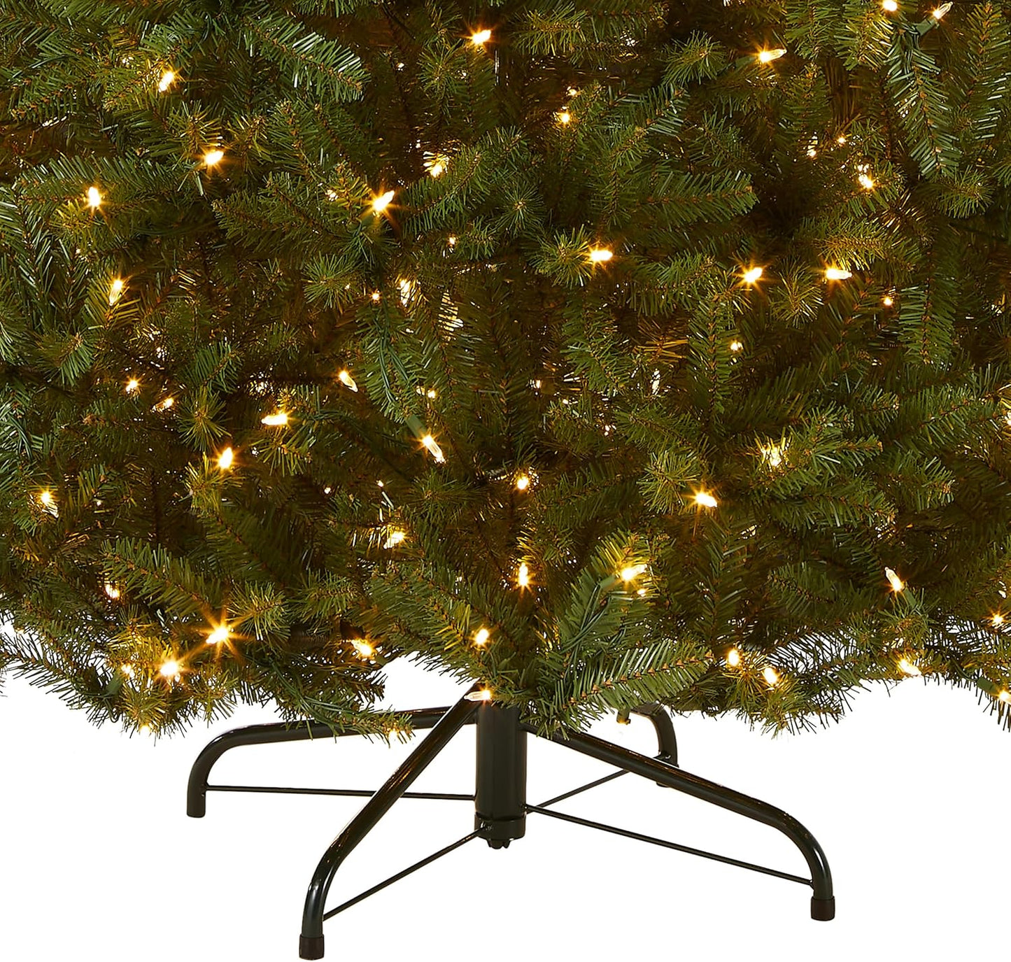 National Tree Company Pre-Lit Artificial Full Christmas Tree, Green, Dual Color LED Lights, Includes PowerConnect and Stand, 9 Feet