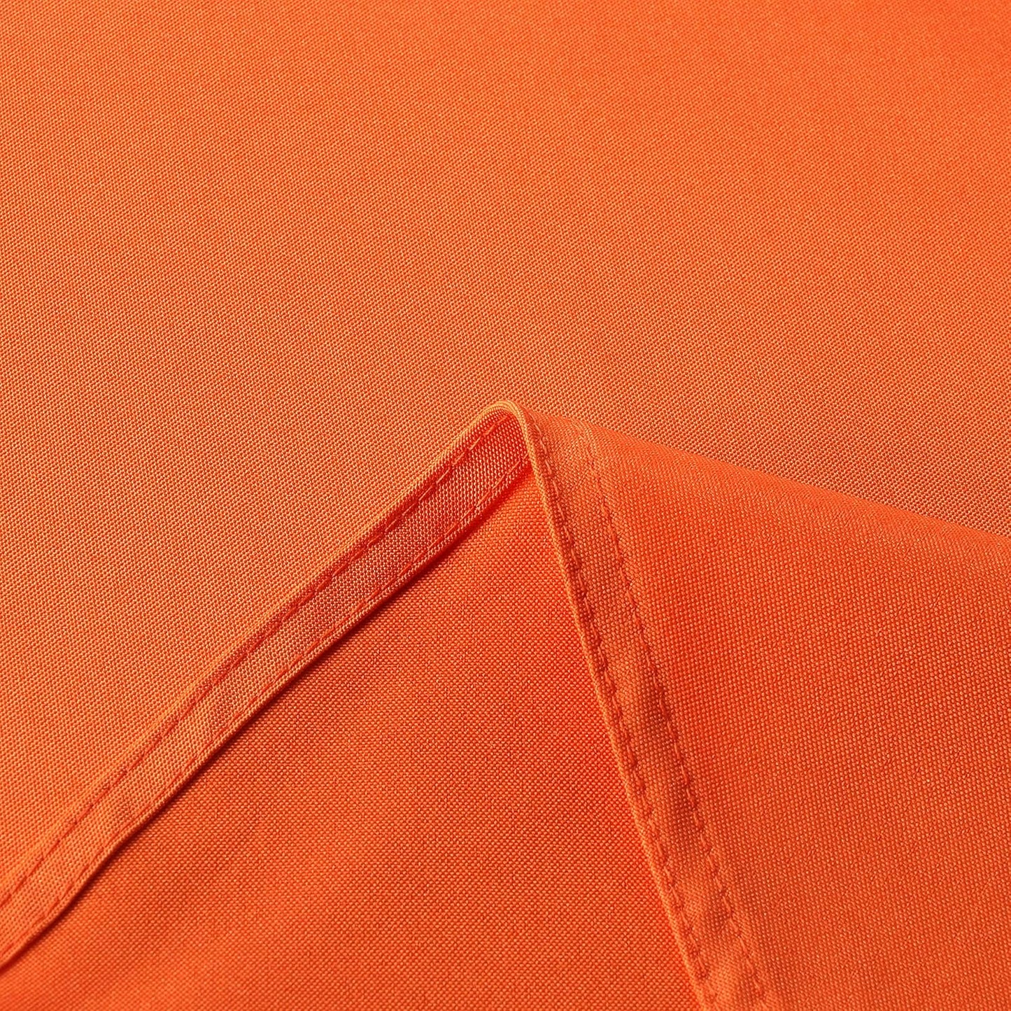 sancua Square Tablecloth - 54 x 54 Inch - Stain and Wrinkle Resistant Washable Polyester Table Cloth, Decorative Fabric Table Cover for Dining Tables, Buffet Parties and Camping, Orange